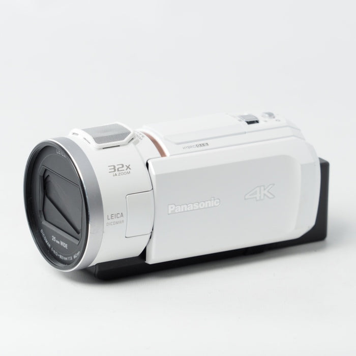 Panasonic VX2M 64GB 光学24倍ズーム ピュアホワイト HC-VX2M-W パナソニック 4K ビデオカメラ #14803
