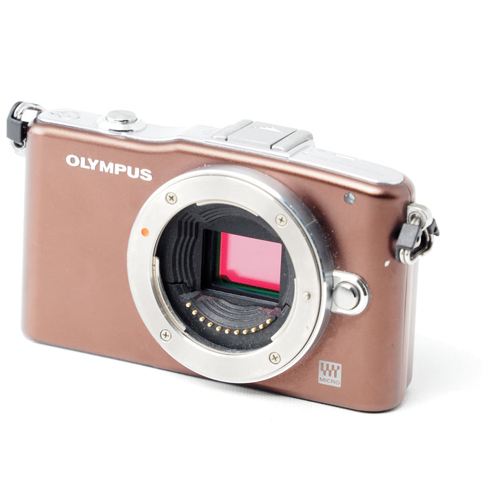 OLYMPUS PEN mini E-PM1 ボディ ブラウン #15471