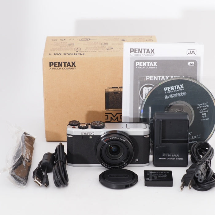 PENTAX ペンタックス デジタルカメラ MX-1 クラシックシルバー 1/1.7インチ大型CMOSセンサー F1.8大口径レンズ PENTAX MX-1 SL 12634 #11073