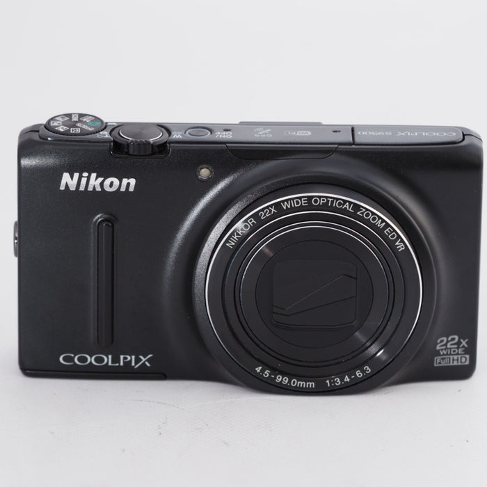 Nikon ニコン デジタルカメラ COOLPIX S9500 光学22倍ズーム Wi-Fi対応 マットブラック S9500BK #10950