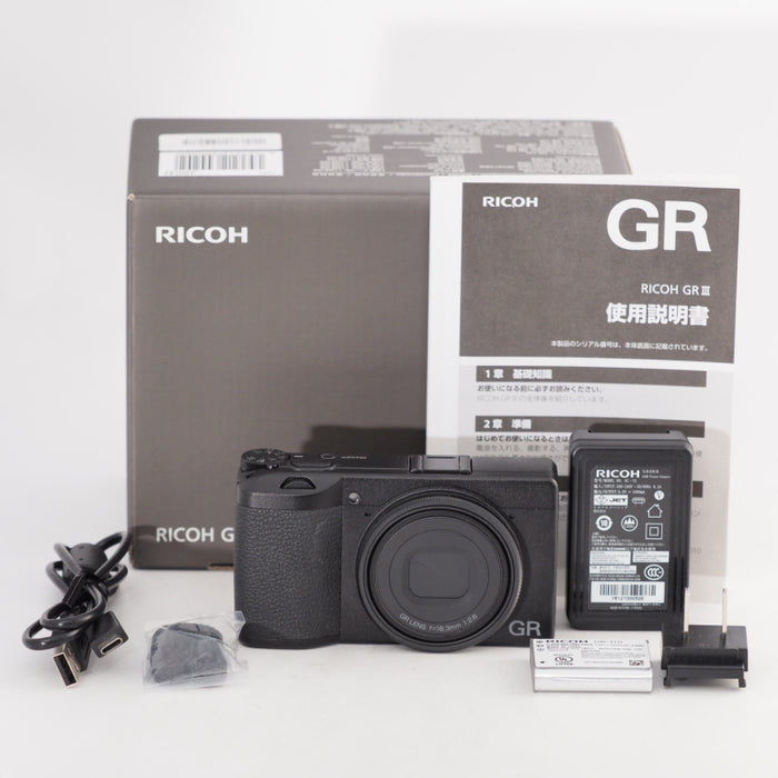 RICOH GR III GR3 デジタルカメラ APS-Cサイズ大型CMOSセンサー搭載 #13483