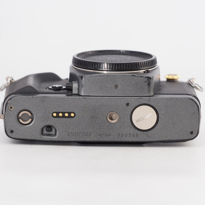 CONTAX 159MM 10周年記念 ボディ グレー ワインダー W-7 専用カラー 10周年 シンクロキャップ付属 コンタックス #13342