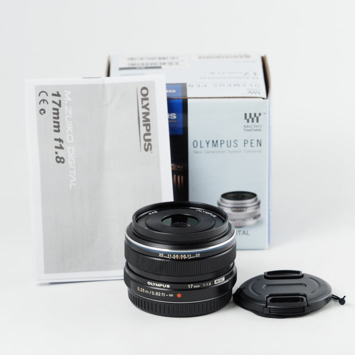 OM SYSTEM オリンパス OLYMPUS 単焦点レンズ M.ZUIKO DIGITAL 17mm F1.8 ブラック #13686