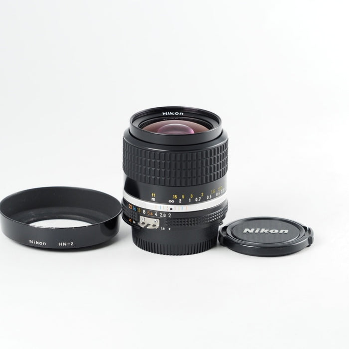 ニコン Nikon Ai-s Nikkor 28mm F2.0 MF Lens Nikon ニコン Ai-s NIKKOR 28mm F2 Fマウント MFレンズ #13741