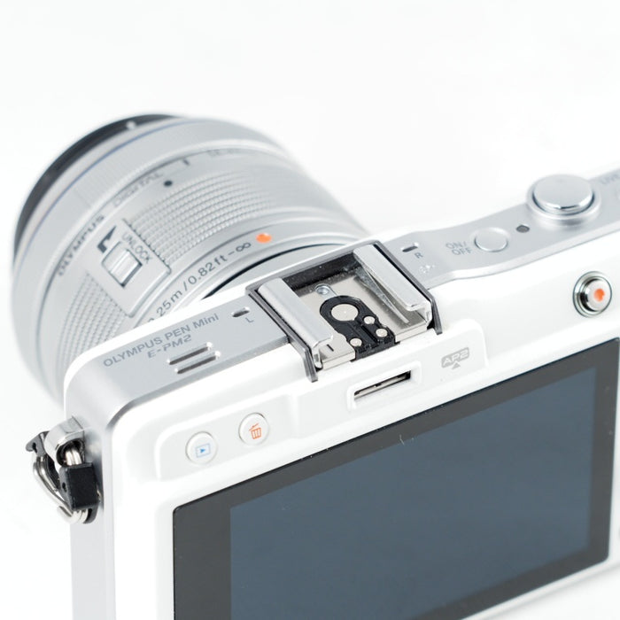 OLYMPUS オリンパス ミラーレス一眼 PEN mini E-PM2 レンズキット ホワイト E-PM2 LKIT WHT #14038