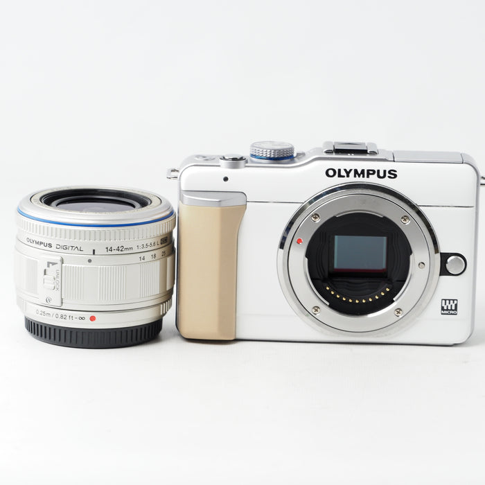 OLYMPUS PEN E-PL1レンズキット ホワイト E-PL1 LKIT WHT #15930
