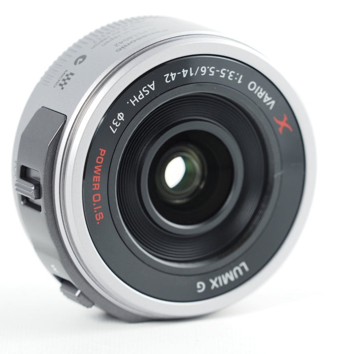 Panasonic LUMIX G X VARIO PZ 14-42mm/F3.5-5.6 ASPH./POWER O.I.S. シルバー H-PS14042-S マイクロフォーサーズ #14031