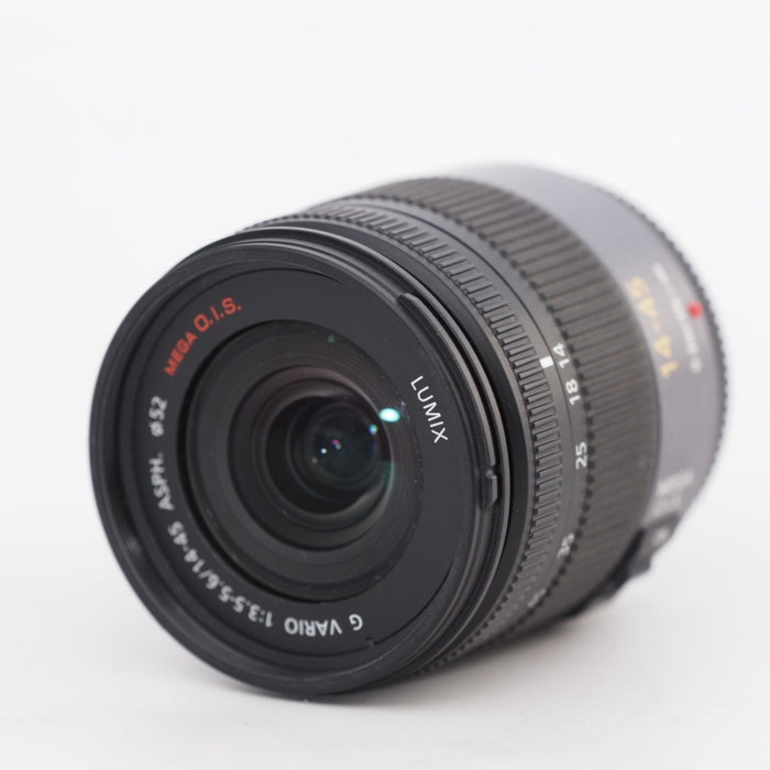 Panasonic パナソニック ルミックス G VARIO 14-45mm/F3.5-5.6 ASPH/MEGA O.I.S. H-FS014045 標準ズームレンズ マイクロフォーサーズ用 #13448