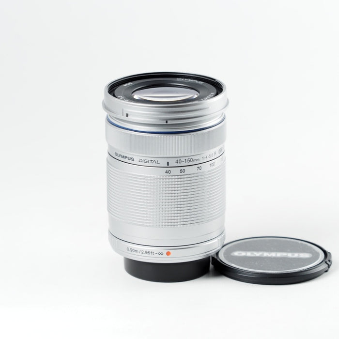 OLYMPUS M.ZUIKO DIGITAL ED 40-150mm F4.0-5.6 R シルバー オリンパス 望遠ズームレンズ マイクロフォーサーズ #14039