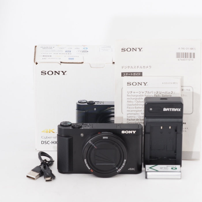 SONY コンパクトデジタルカメラ Cyber-shot DSC-HX99 ブラック 光学ズーム28倍(24-720mm) 180度可動式液晶モニター 4K動画記録 DSC-HX99 #13119