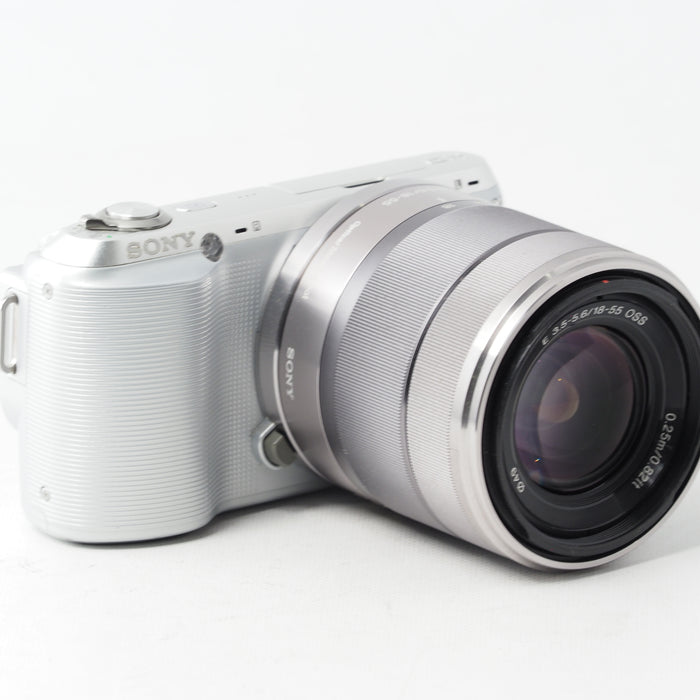 SONY ミラーレス一眼レフα NEX-C3 ズームレンズキット シルバー NEX-C3K/S #14621