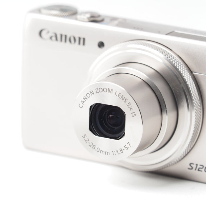 Canon キヤノン デジタルカメラ PowerShot S120 (シルバー) F値1.8 広角24mm 光学5倍ズーム PSS120(SL) #14830