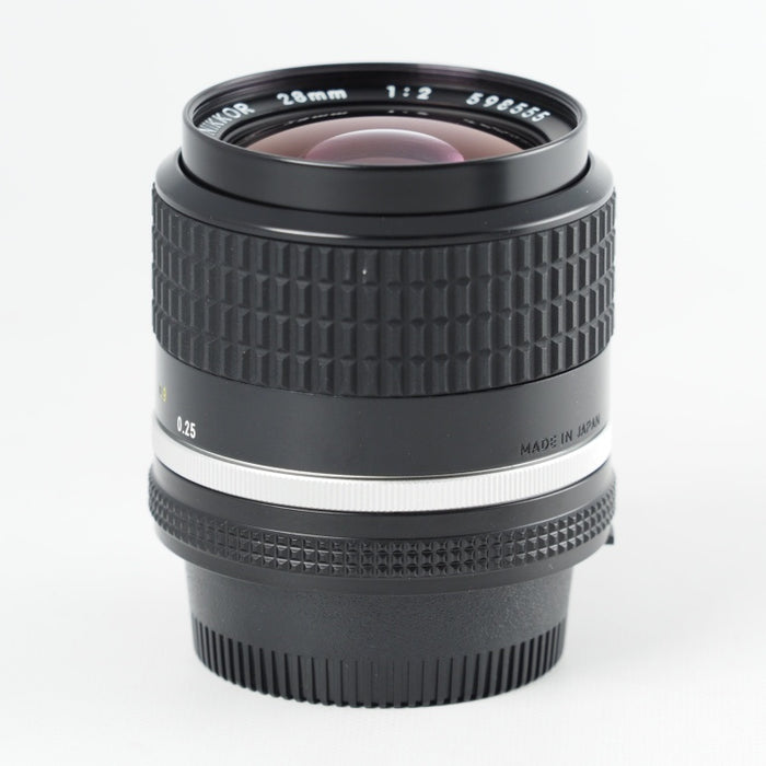 ニコン Nikon Ai-s Nikkor 28mm F2.0 MF Lens Nikon ニコン Ai-s NIKKOR 28mm F2 Fマウント MFレンズ #13741