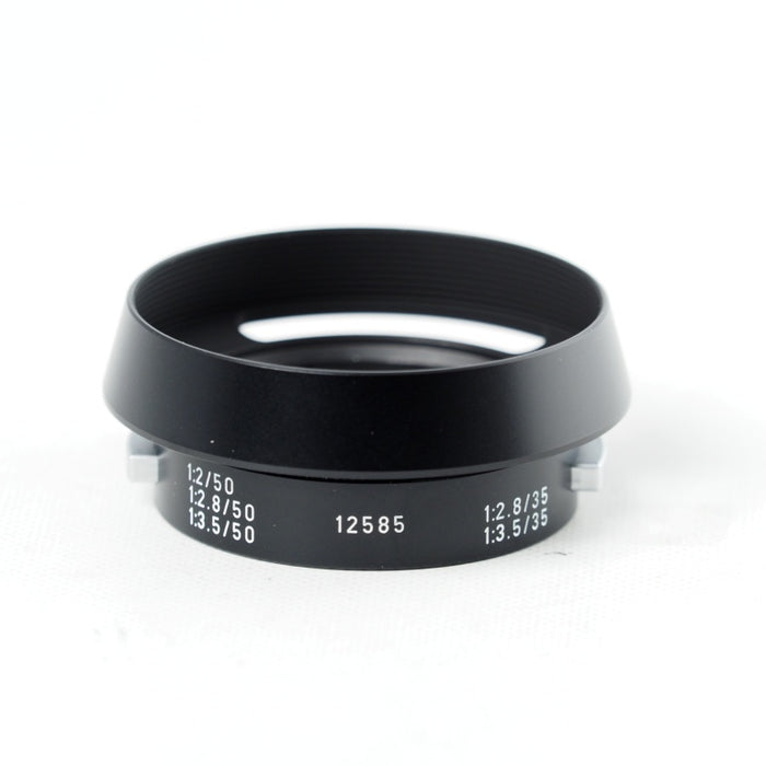 Leica ライカ レンズフード 12585 純正品 summicron 50mm F2 Elmar 50mm F2.8 F3.5 Summicron 35mm F2.8 F3.5 LEITZ WETZLAR GERMANY #14653