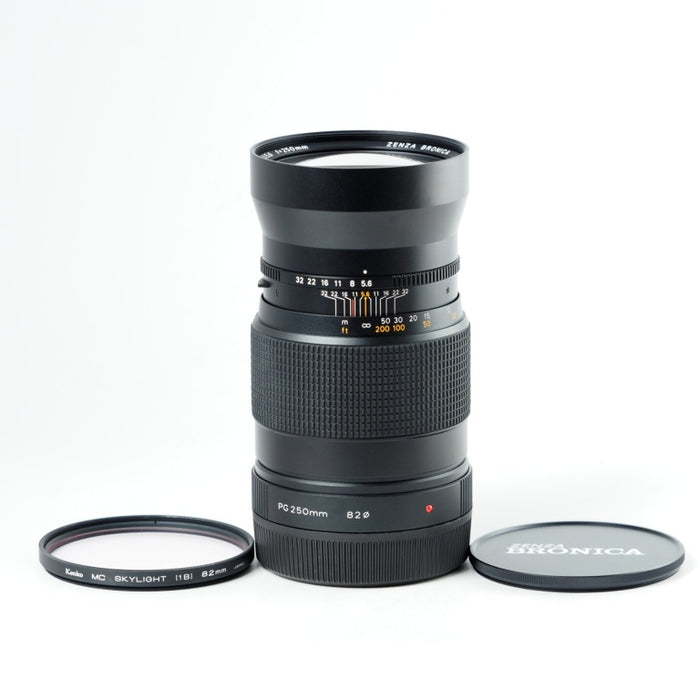 ZENZA BRONICA ZENZANON PG 250mm F5.6 ゼンザブロニカ GS-1用 GS1 中判カメラ用 交換レンズ #14257