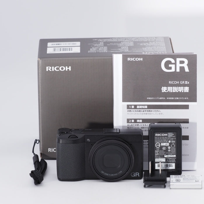 RICOH リコー GR IIIx コンパクトデジタルカメラ 焦点距離 40mm / 24.2M APS-Cサイズ GRIIIx GR3x — カメラ 本舗