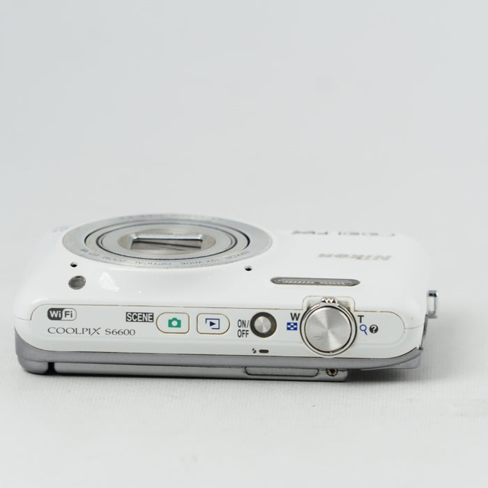 Nikon デジタルカメラ COOLPIX S6600 ナチュラルホワイト S6600WH #14389