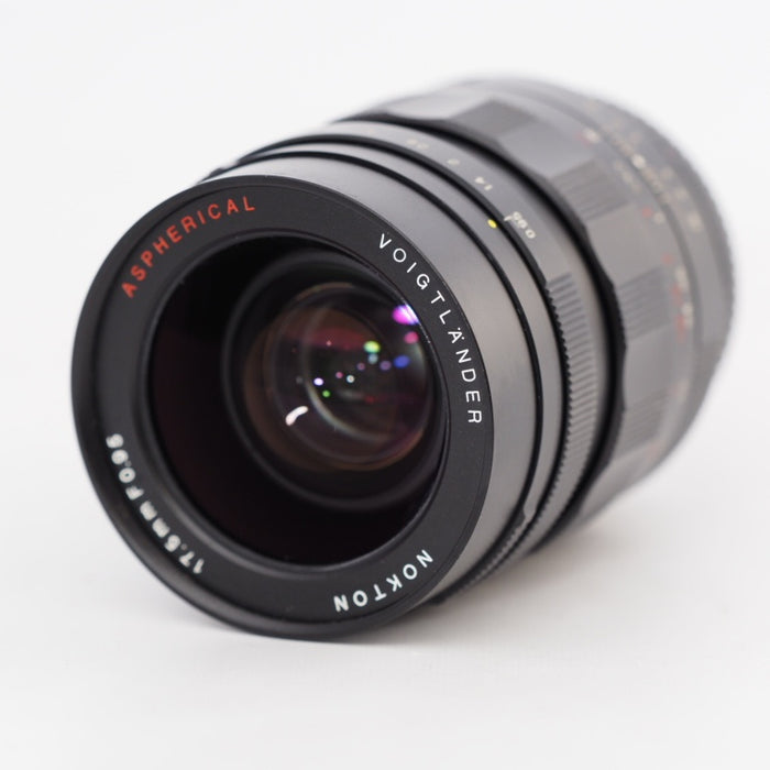 VoightLander 単焦点レンズ NOKTON 17.5mm F0.95 Micro Four Thirds ノクトン マイクロフォーサーズ対応 17.5F0.95BK #13007