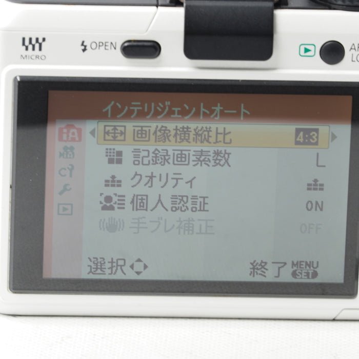 Panasonic LUMIX DMC-GF1 ボディ ホワイト #15774