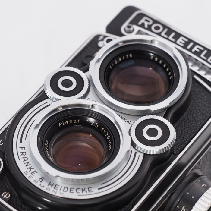 ROLLEIFLEX DBP DBGM ローライフレックス 3.5F 二眼カメラ Planar 75mm 3.5 #10126