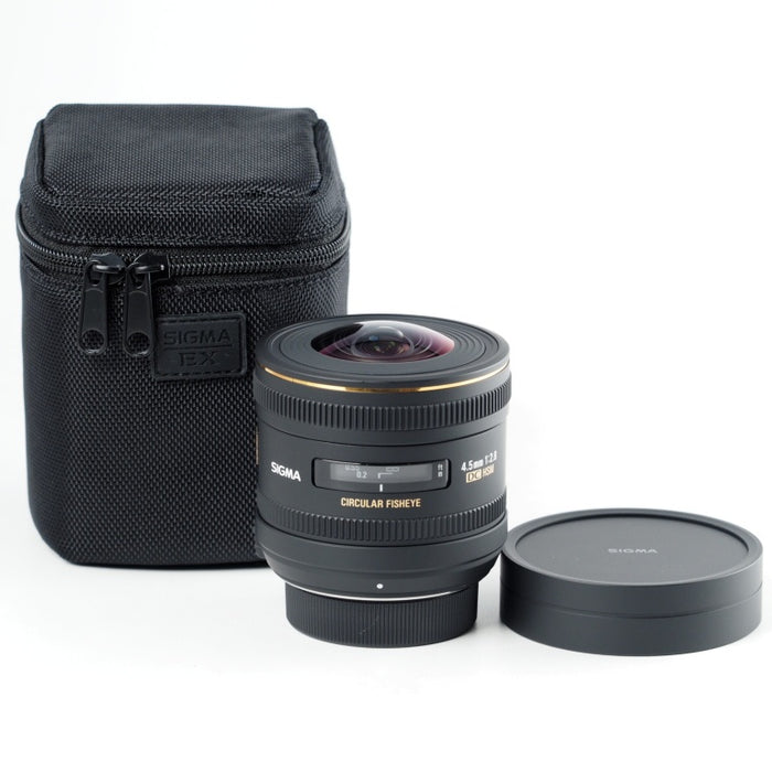 SIGMA シグマ 単焦点魚眼レンズ 4.5mm F2.8 EX DC CIRCULAR FISHEYE HSM ニコン Fマウント用 円周魚眼 APS-C用 486556 #13840