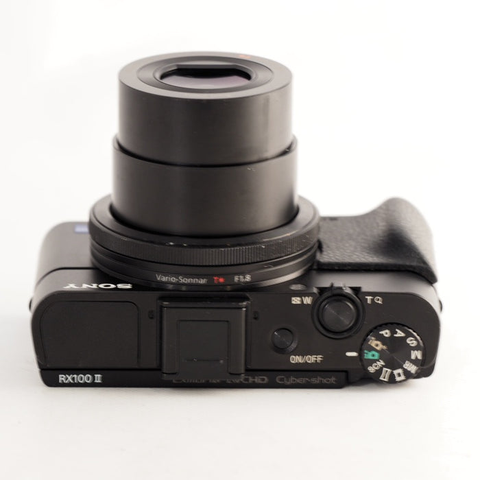 SONY ソニー デジタルスチルカメラ RX100 II 1.0型センサー F1.8レンズ搭載 ブラック Cyber-shot DSC-RX100M2 アタッチメントグリップ AG-R2付属 #13582