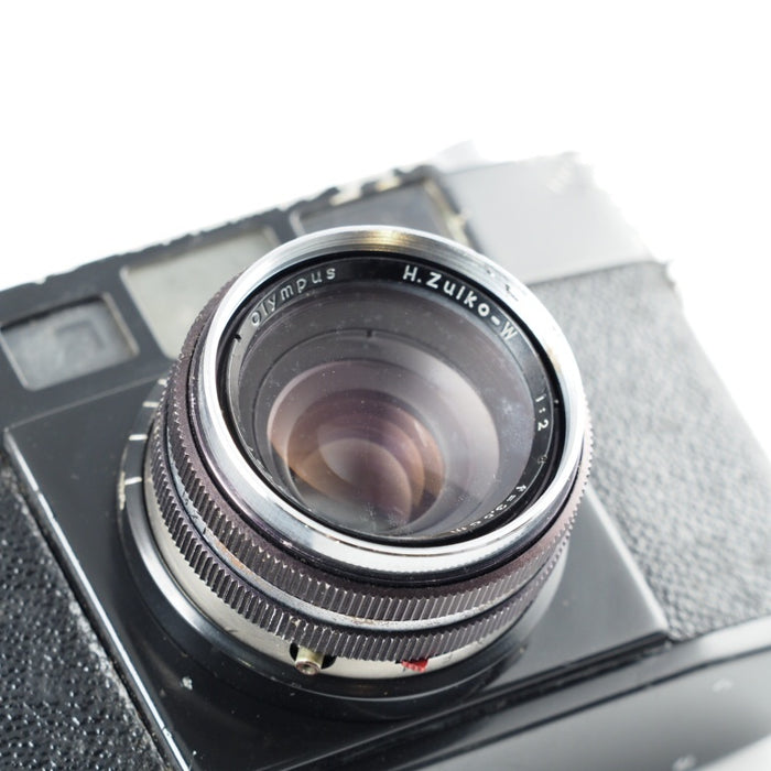 OLYMPUS オリンパス 希少 WIDE-SUPER ワイドスーパー ブラック H.ZUIKO-W 1:2 f=3.5cm #13917