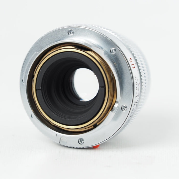 Leica ELMAR-M 50mm F/2.8 E39 Lens In シルバー エルマーM ライカ Mマウント 11823 #14640