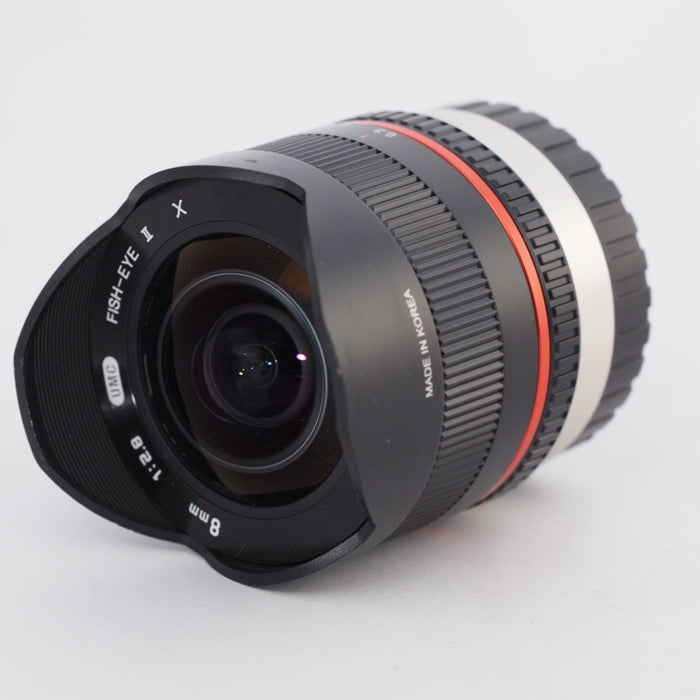 SAMYANG サムヤン 単焦点魚眼レンズ 8mm F2.8 II ブラック フジフイルム Xマウント用 APS-C用 #11517