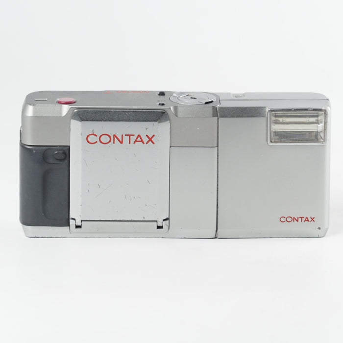 CONTAX T シルバー Sonnar 38mm f2.8 T* ゾナー T14 ストロボ付 コンタックス コンパクトカメラ 初代 #13719