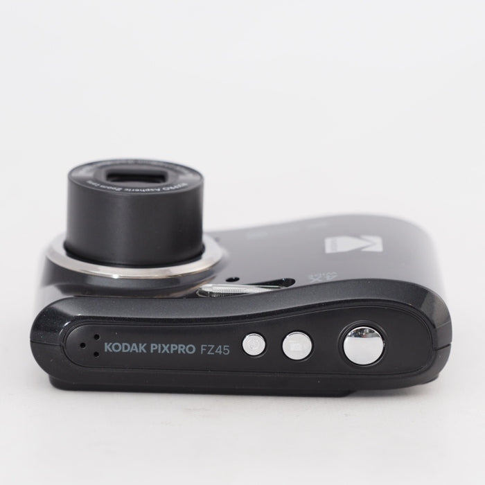 Kodak デジタルカメラ PIXPRO Friendly Zoom FZ45 ブラック 4倍光学ズーム 1600万画素 フルHD(1080p)動画撮影 アルカリ乾電池対応モデル  #13375