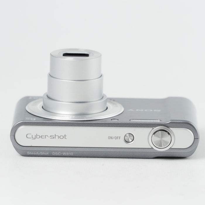 SONY Cyber-shot W810 光学6倍 ‎2010万画素 シルバー DSC-W810-S ソニー デジタルカメラ #14689