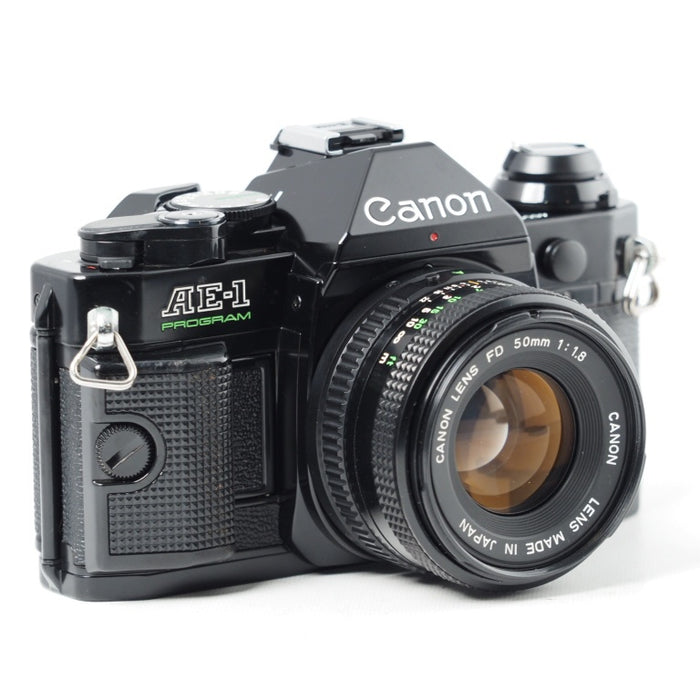 Canon AE-1 PROGRAM New FD 50mm F1.8 MF一眼レフ フィルムカメラ #14620