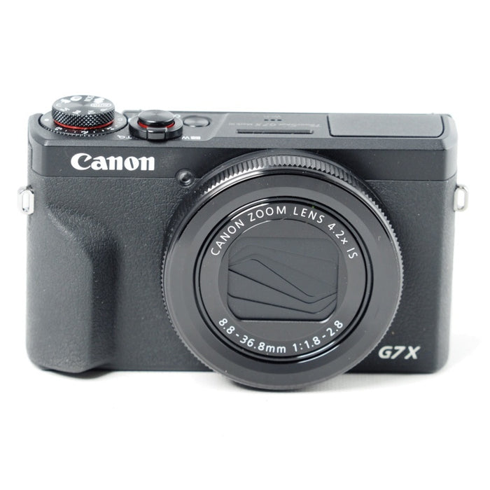 Canon キヤノン コンパクトデジタルカメラ PowerShot G7 X Mark III ブラック 1.0型センサー/F1.8レンズ/光学4.2倍ズーム PSG7XMARKIIIBK #14546