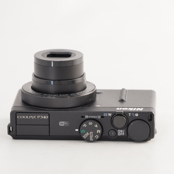 Nikon ニコン デジタルカメラ COOLPIX P340 開放F値1.8 1200万画素 ブラック P340BK #13521