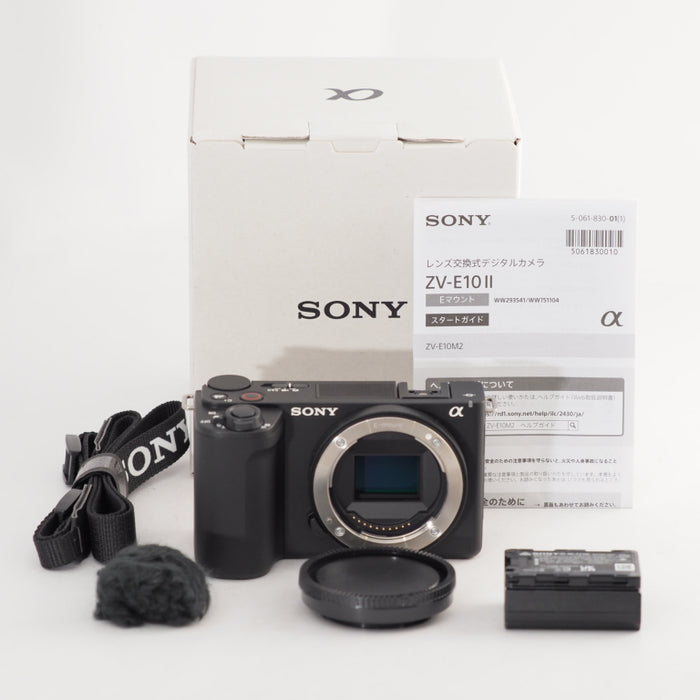 SONY ソニー VLOGCAM ミラーレス一眼カメラ ZV-E10M2 2型 ボディ ブラック Vlog用カメラ レンズ交換式  #13534