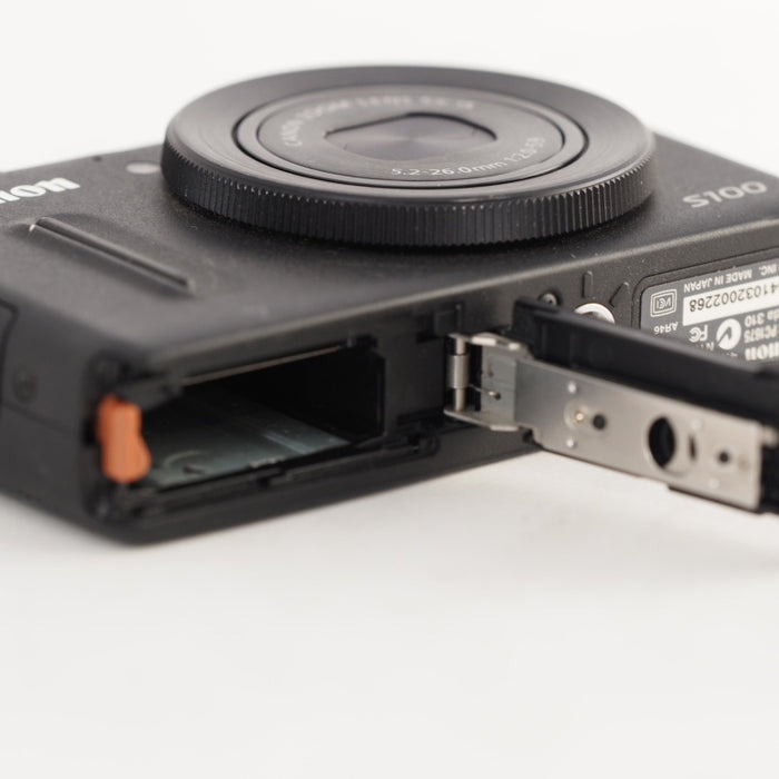 Canon キヤノン デジタルカメラ PowerShot S100 ブラック PSS100(BK) 1210万画素 広角24mm 光学5倍ズーム 3.0型TFT液晶カラーモニター #13577