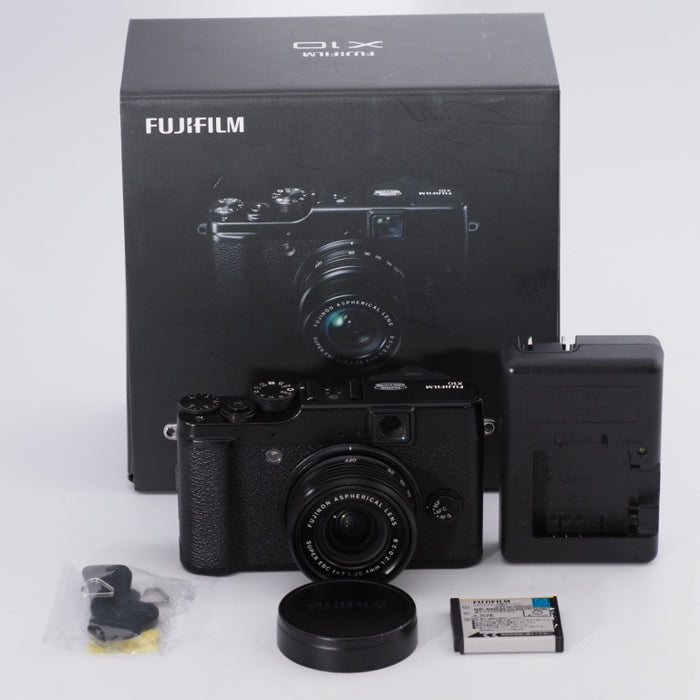 FUJIFILM 富士フイルム コンパクト デジタルカメラ X10 Black FX-X10 #9470