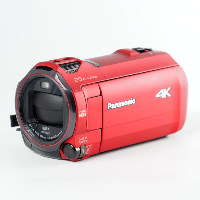 Panasonic パナソニック 4K ビデオカメラ 64GB 光学20倍ズーム アーバンレッド HC-VX992MS-R #13788