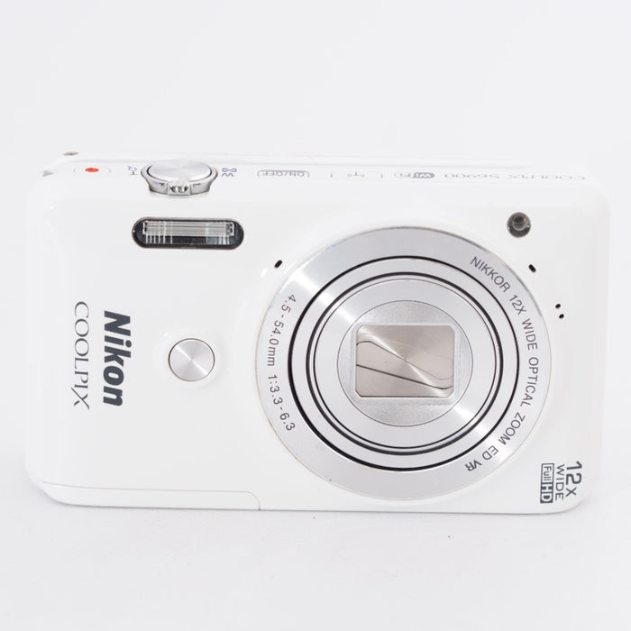Nikon ニコン コンパクトデジタルカメラ COOLPIX S6900 12倍ズーム 1602万画素 ナチュラルホワイト S6900WH #9714