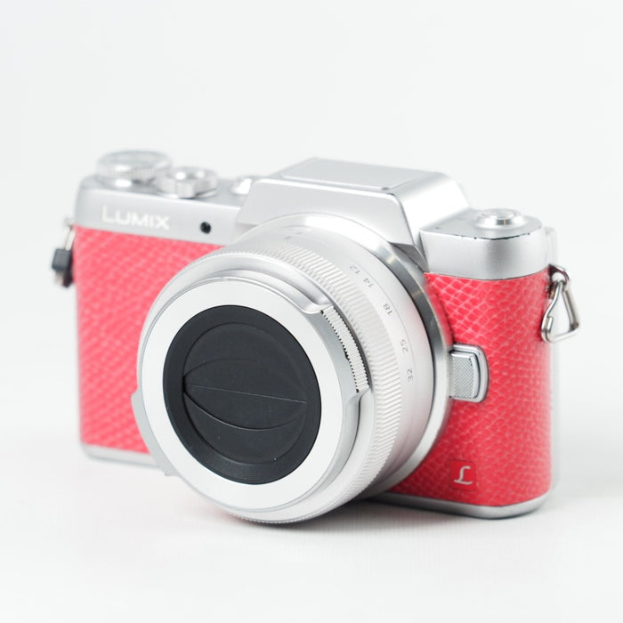 Panasonic LUMIX DMC-GF7 ダブルズームレンズキット 標準ズームレンズ/望遠ズームレンズ付属 ピンク DMC-GF7W-P パナソニック ミラーレス一眼カメラ #14272