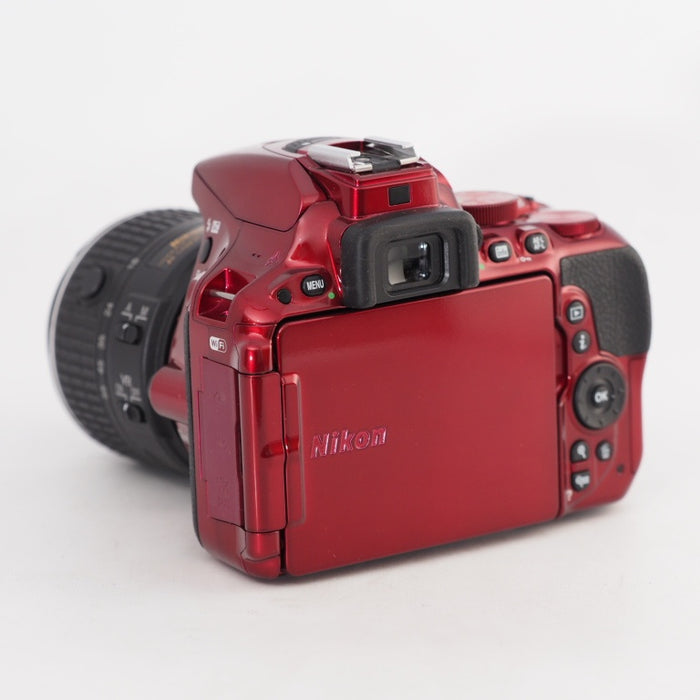 Nikon デジタル一眼レフカメラ D5500 18-55 VRII レンズキット レッド 2416万画素 3.2型液晶 タッチパネル D5500LK18-55RD #13457
