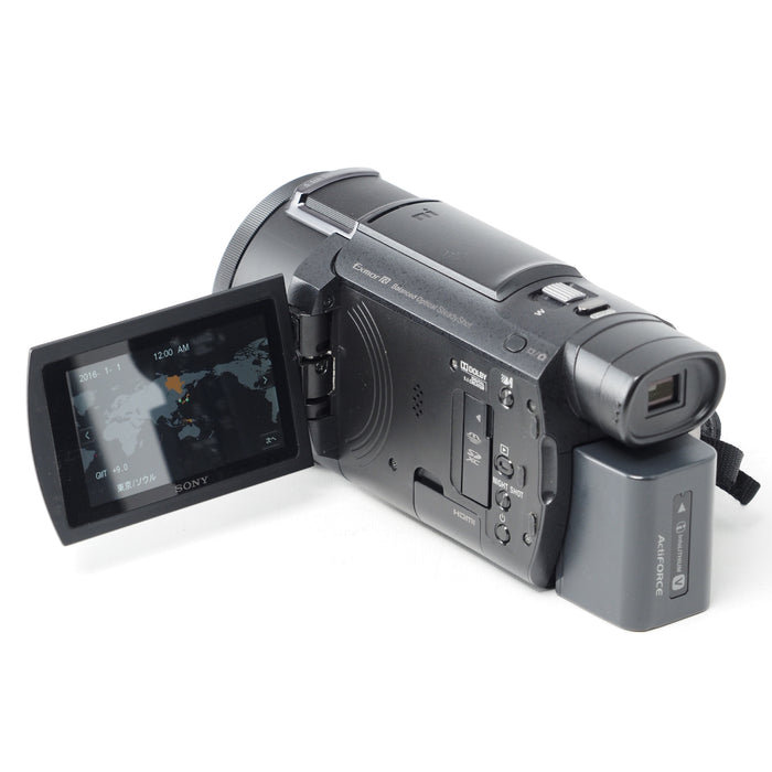 SONY Handycam FDR-AX55 ブラック 4K ビデオカメラ 64GB 光学20倍 #15581