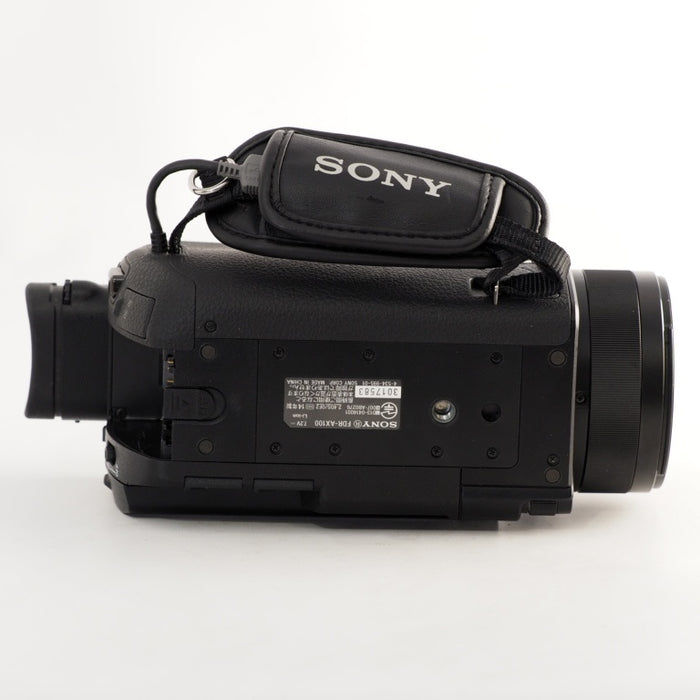SONY ソニー ビデオカメラ Handycam FDR-AX100 4K 光学12倍 ブラック 海外言語対応モデル #13383