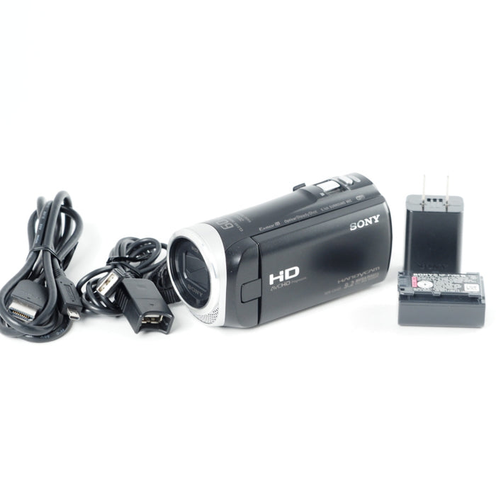 SONY ビデオカメラ Handycam CX485 32GB 光学30倍 ブラック HDR-CX485 BC #13620
