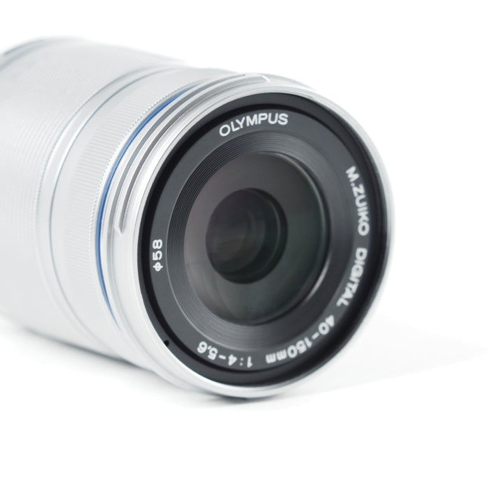OLYMPUS M.ZUIKO DIGITAL ED 40-150mm F4.0-5.6 R シルバー オリンパス 望遠ズームレンズ マイクロフォーサーズ #14039