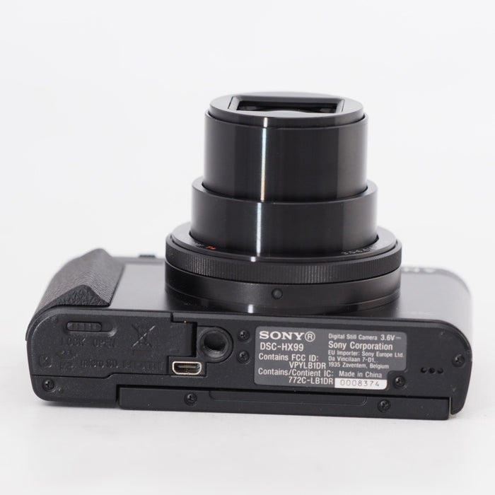 SONY コンパクトデジタルカメラ Cyber-shot DSC-HX99 ブラック 光学ズーム28倍(24-720mm) 180度可動式液晶モニター 4K動画記録 DSC-HX99 #13119