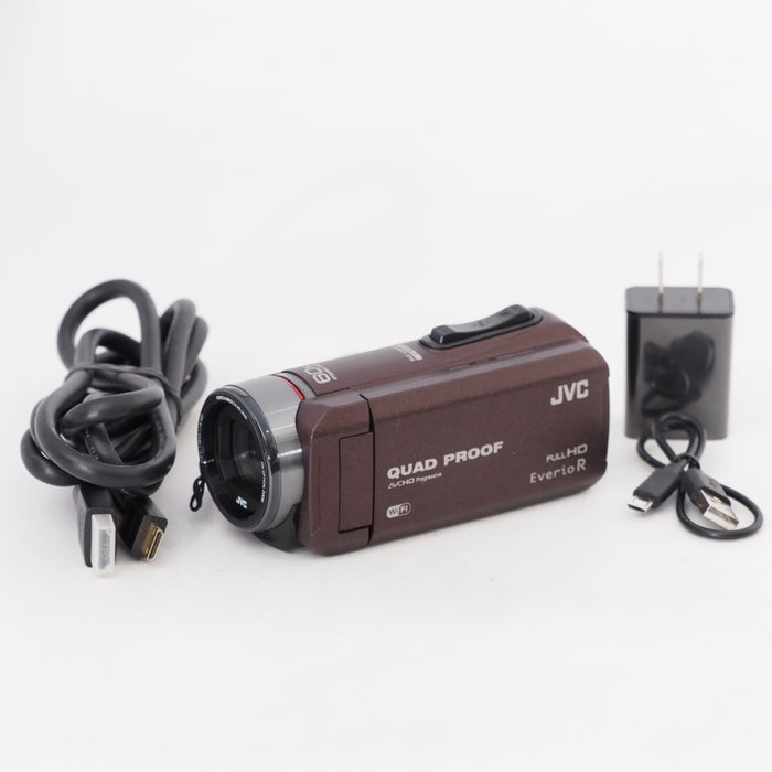 JVC ビデオカメラ Everio R 防水5m 防塵仕様 Wi-Fi対応 内蔵メモリー64GB ブラウン GZ-RX600-T #13055
