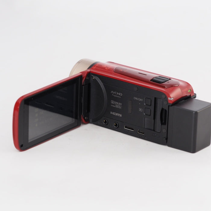Canon デジタルビデオカメラ iVIS HF R52 レッド 光学32倍ズーム IVISHFR52RD Wi-Fi対応 #13325
