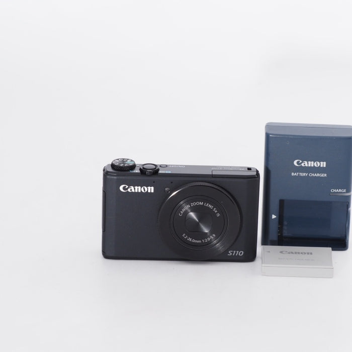 Canon キヤノン デジタルカメラ PowerShot S110 約1210万画素 F2.0 光学5倍ズーム ブラック PSS110(BK) #11478